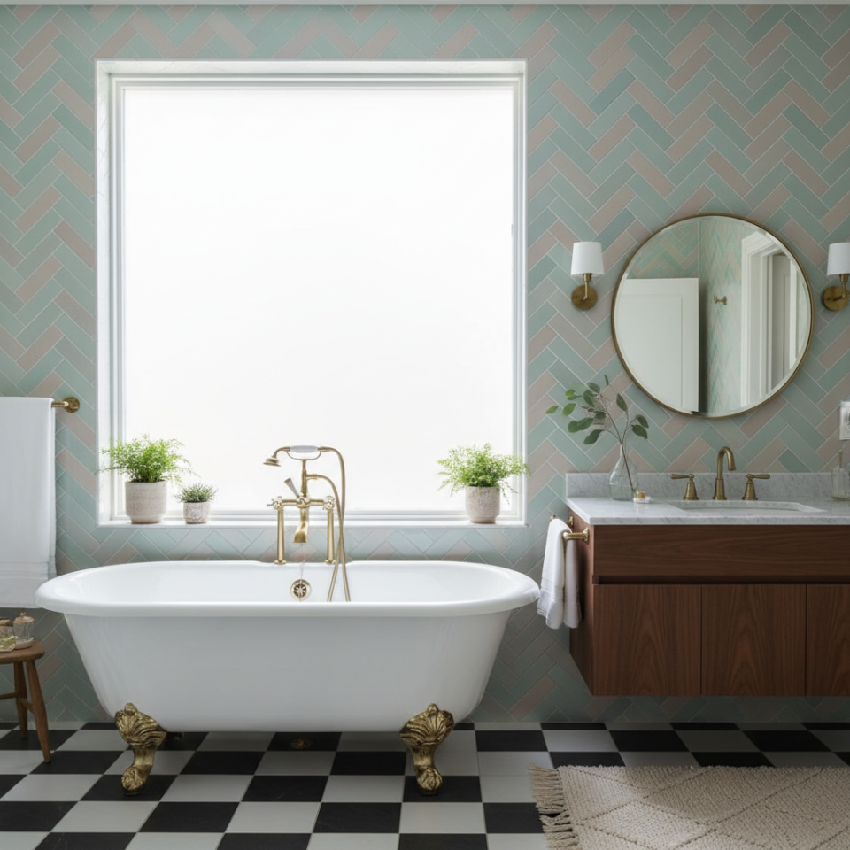 Blending​‍​‌‍​‍‌​‍​‌‍​‍‌ Vintage Charm with Modern Bathroom Design